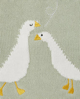 Manta Tricot Pato Verde estilo